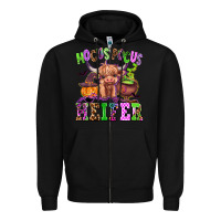 Black hocus pocus heifer Zipper Hoodie - AdoDesignShop