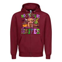 Burgundy hocus pocus heifer Zipper Hoodie - AdoDesignShop