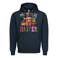 Navy hocus pocus heifer Zipper Hoodie - AdoDesignShop