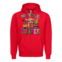 Red hocus pocus heifer Zipper Hoodie - AdoDesignShop
