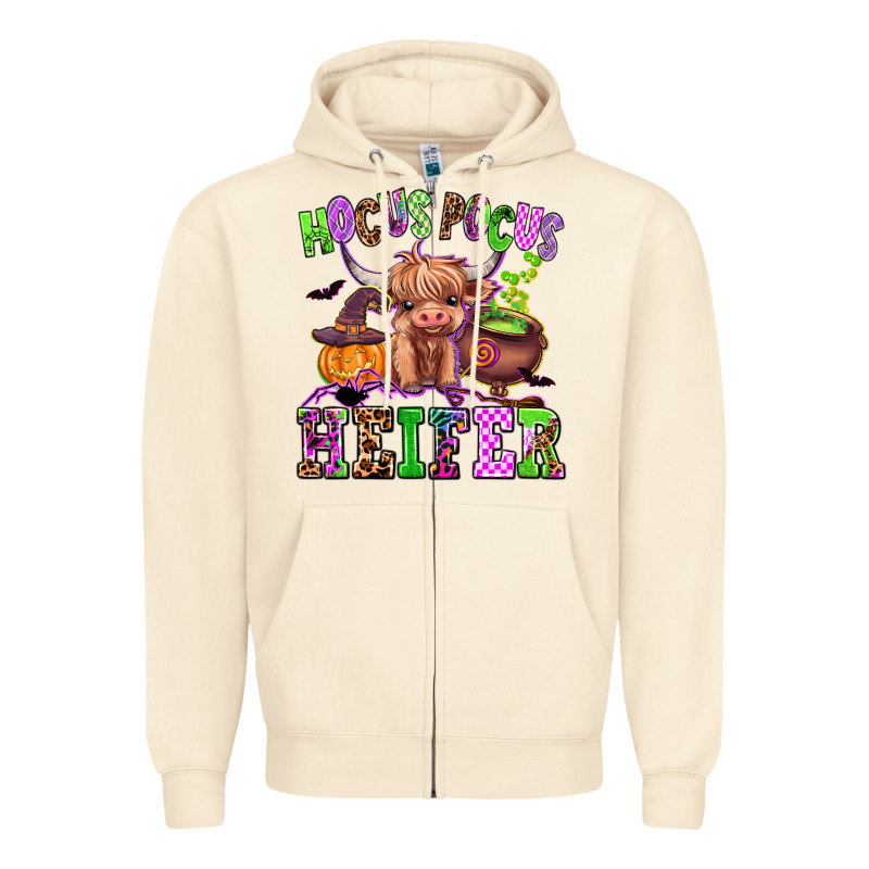 Hocus Pocus Heifer Zipper Hoodie by AdoDesignShop | Teevron