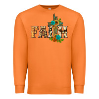 Carrot faith with cross Premium Sweatshirt - BarkalooDesign