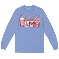 Colony Blue mother's day floral coffee cups Long Sleeve Tee - Zillion Design Studio