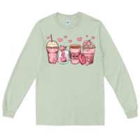 Matcha mother's day floral coffee cups Long Sleeve Tee - Zillion Design Studio