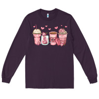 Plum mother's day floral coffee cups Long Sleeve Tee - Zillion Design Studio