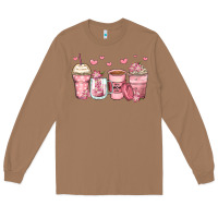 Toasted Coconut mother's day floral coffee cups Long Sleeve Tee - Zillion Design Studio
