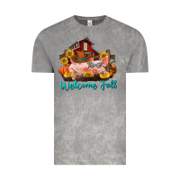 Cloud Rock Welcome fall pigs Vintage Tee - RanaPortraitStore