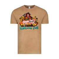Vintage Camel Welcome fall pigs Vintage Tee - RanaPortraitStore