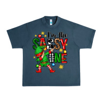 Midnight Navy im the sassy one elf Urban Heavy Tee - Zillion Design Studio