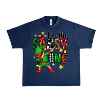 Navy im the sassy one elf Urban Heavy Tee - Zillion Design Studio