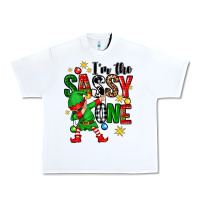 White im the sassy one elf Urban Heavy Tee - Zillion Design Studio