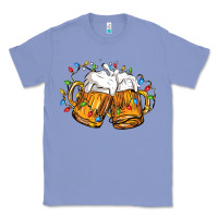 Colony Blue beer with christmas lights Classic Tee - FaDigitalArtStudio