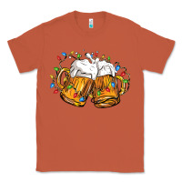 Copper beer with christmas lights Classic Tee - FaDigitalArtStudio
