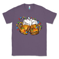 Lavender beer with christmas lights Classic Tee - FaDigitalArtStudio