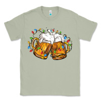 Matcha beer with christmas lights Classic Tee - FaDigitalArtStudio