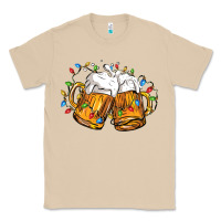 Mushroom beer with christmas lights Classic Tee - FaDigitalArtStudio