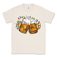 Natural beer with christmas lights Classic Tee - FaDigitalArtStudio