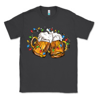 Smoke beer with christmas lights Classic Tee - FaDigitalArtStudio