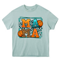 Leopard Basketball Mama Mother's Day Heavy Core Tee | Teevron