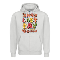 Dove Grey happy last day of school Zipper Hoodie - JahusDesignShop