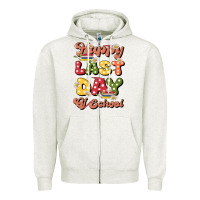 Oatmeal Heather happy last day of school Zipper Hoodie - JahusDesignShop