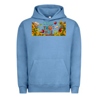 Pigment Pebble Blue thankful teacher fall libbey glass Urban Hoodie - BundleAndBundleShop