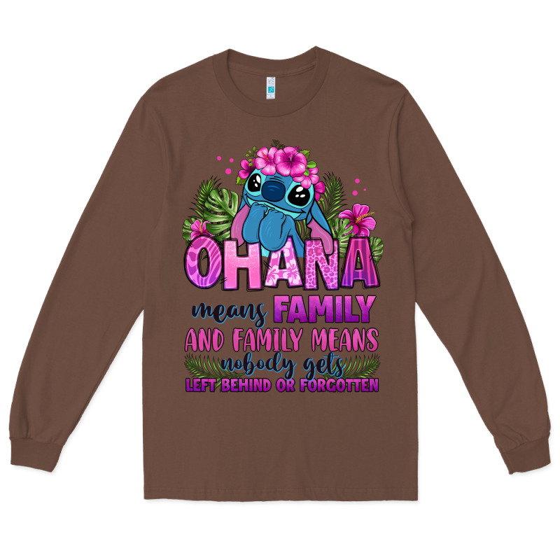 Ohana Means Family Long Sleeve Tee by Zillion Design Studio | Teevron