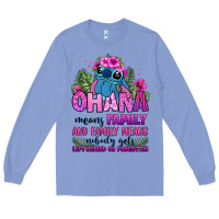 Colony Blue ohana means family Long Sleeve Tee - Zillion Design Studio