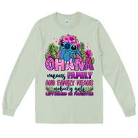 Matcha ohana means family Long Sleeve Tee - Zillion Design Studio