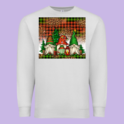 Christmas Gnomes Premium Sweatshirt Designed By Jasminsmagicworld