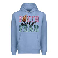 Colony Blue faith over fear Premium Hoodie - NancyCooperArtShop