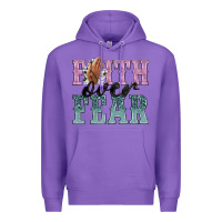 Purple faith over fear Premium Hoodie - NancyCooperArtShop
