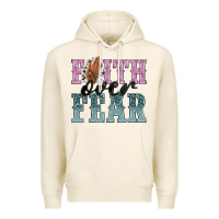 Tofu faith over fear Premium Hoodie - NancyCooperArtShop