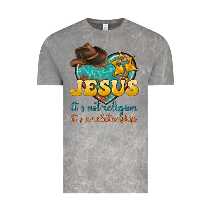 Jesus It S Not Religion It S A Relationship Vintage Tee by texasbilliewilder | Teevron
