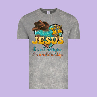 Jesus It S Not Religion It S A Relationship Vintage Tee Designed By Texasbilliewilder