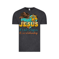 Vintage Black jesus it s not religion it s a relationship Vintage Tee - texasbilliewilder