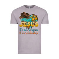 Vintage Zinc jesus it s not religion it s a relationship Vintage Tee - texasbilliewilder