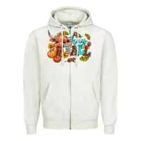 Hay Fall Heifer Zipper Hoodie | Teevron
