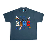 Midnight Navy just here to bang Urban Heavy Tee - texasbilliewilder