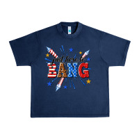 Navy just here to bang Urban Heavy Tee - texasbilliewilder