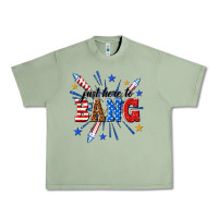 Oil Green just here to bang Urban Heavy Tee - texasbilliewilder