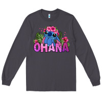Smoke ohana stitch Long Sleeve Tee - Zillion Design Studio