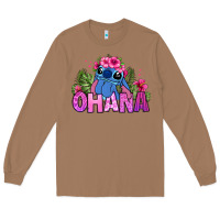Toasted Coconut ohana stitch Long Sleeve Tee - Zillion Design Studio