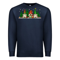 Navy Christmas gnomes Premium Sweatshirt - Jasminsmagicworld
