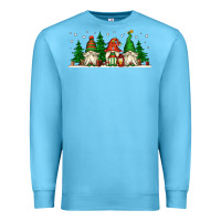 Ocean Blue Christmas gnomes Premium Sweatshirt - Jasminsmagicworld