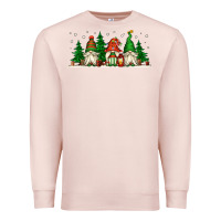 Pale Pink Christmas gnomes Premium Sweatshirt - Jasminsmagicworld