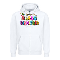 White i love you all class dismissed Zipper Hoodie - JahusDesignShop