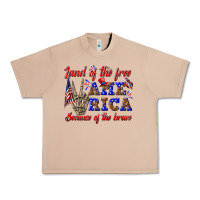 Burro land of the free america because of the brave Urban Heavy Tee - texasbilliewilder