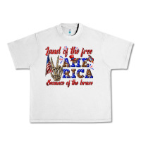 Lunar Rock land of the free america because of the brave Urban Heavy Tee - texasbilliewilder