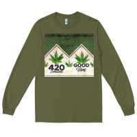 Army Green 420 somewhere good vibes weed tumbler2 Long Sleeve Tee - CTS Tumbler Store